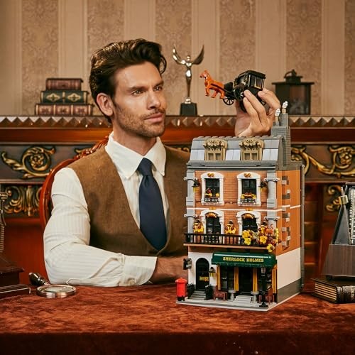 PopMarket - Sherlock Holmes 221B Baker Street Building Blocks Set - COLLECTIBLES - Multicolor