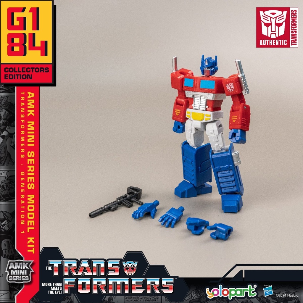 Yolopark AMK Mini Transformers G1 Optimus Prime – maquette à monter 12 cm 1