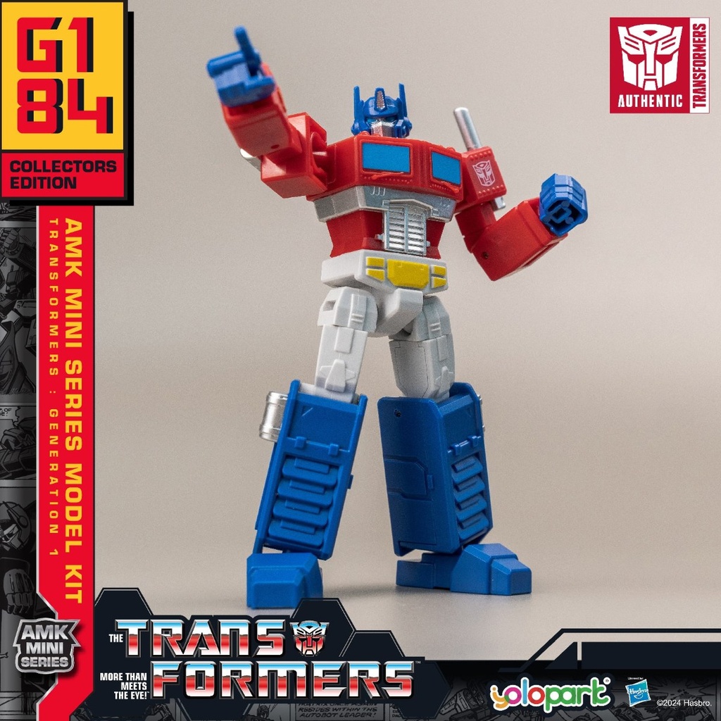 Yolopark AMK Mini Transformers G1 Optimus Prime – maquette à monter 12 cm 3