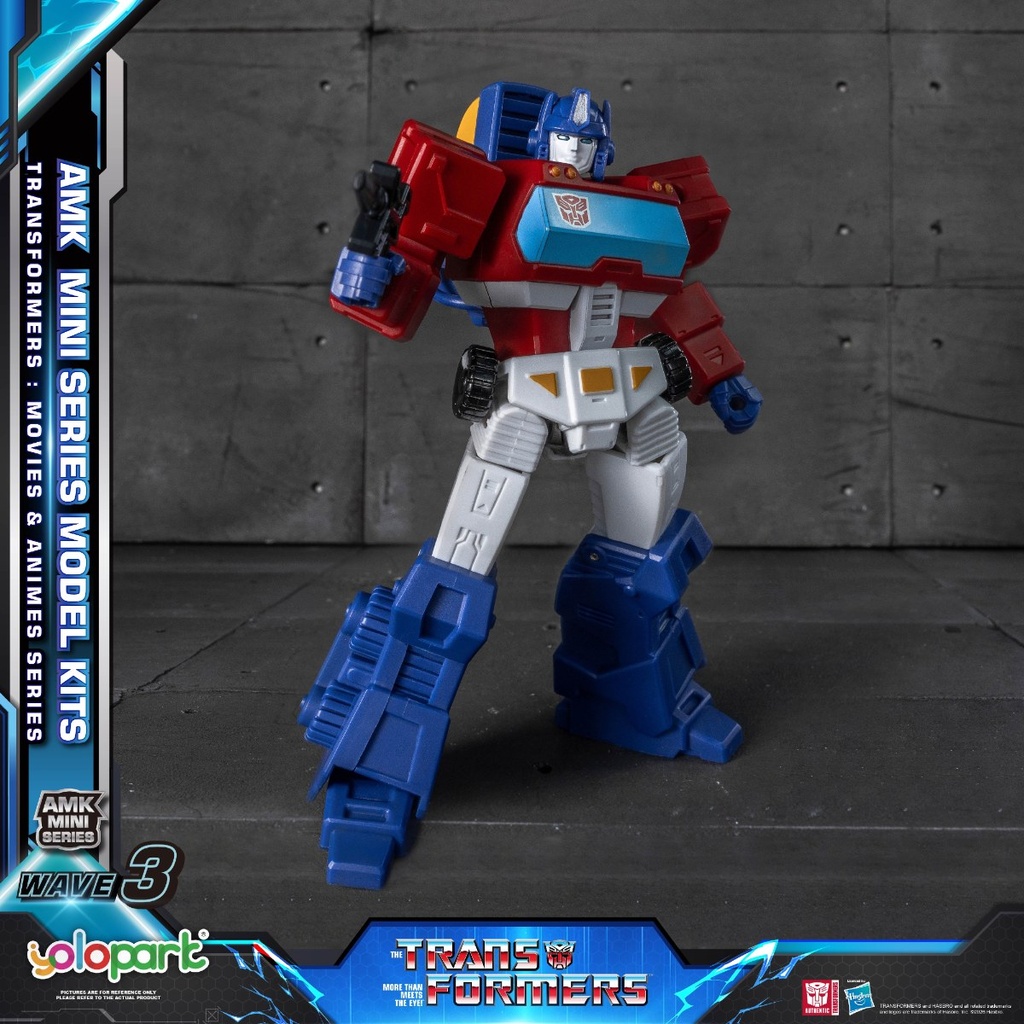 Yolopark AMK Mini Transformers IDW Orion Pax – maquette à monter 12 cm 3