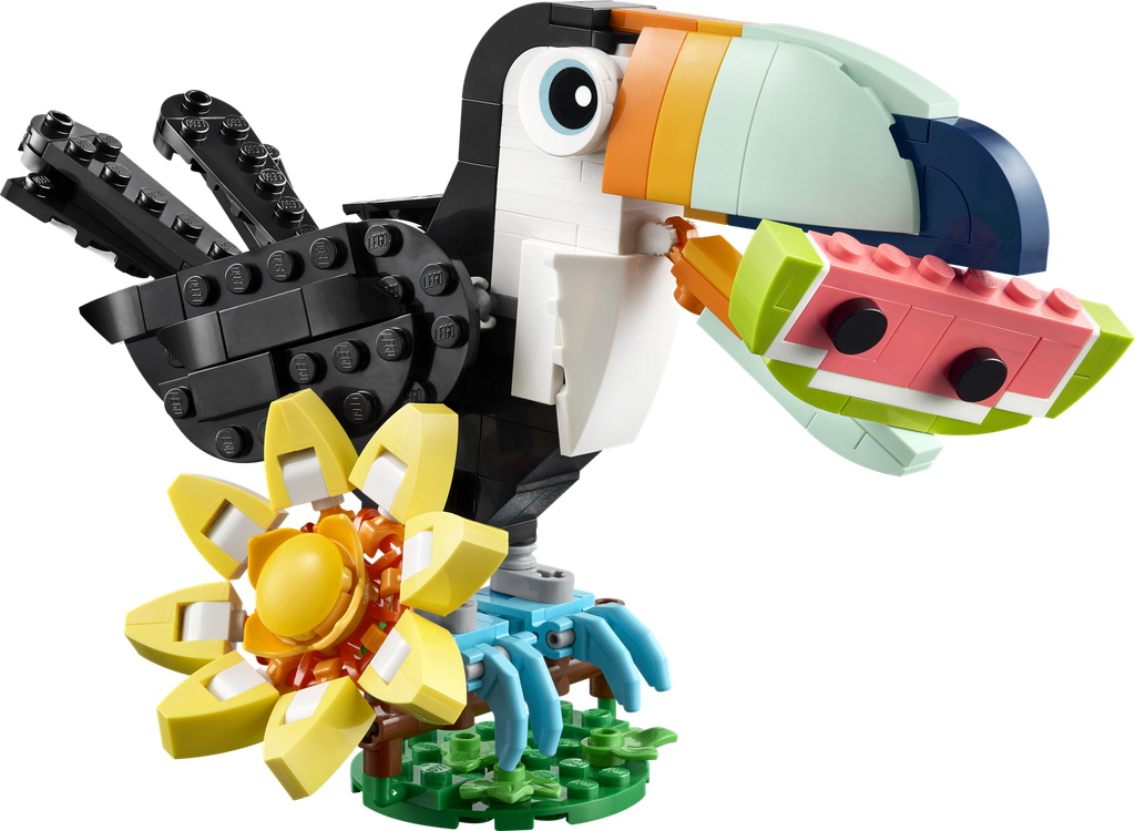 [31173] LEGO Creator 3-en-1 31173 – Animaux sauvages : le toucan tropical