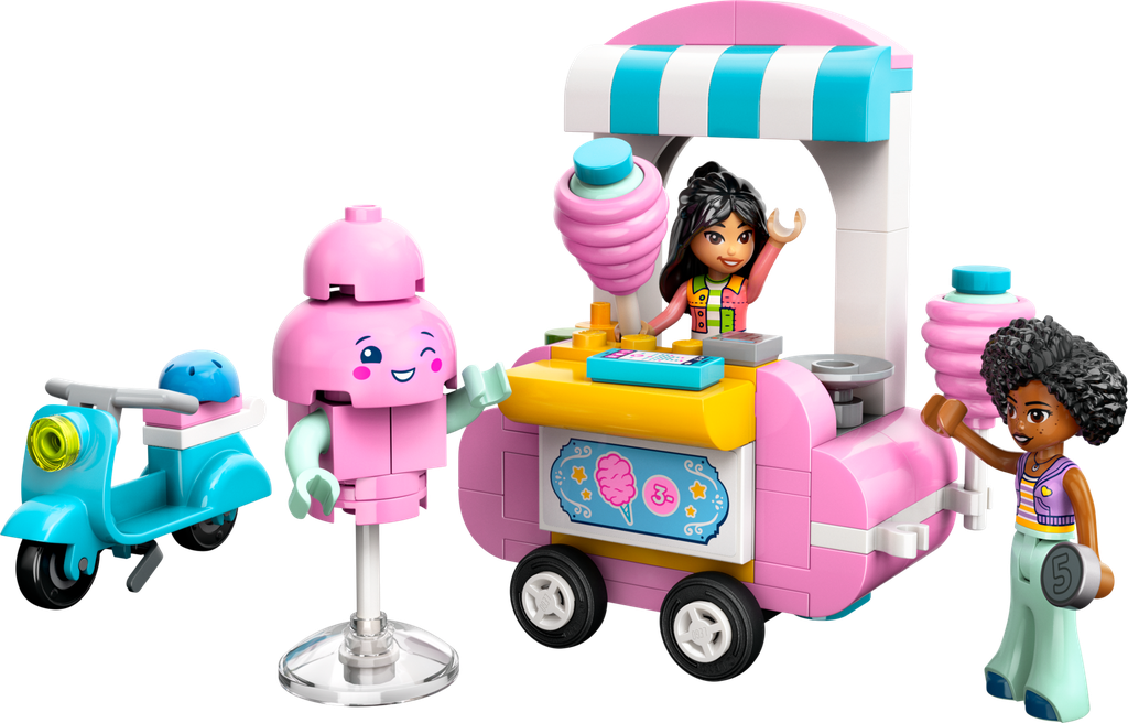 LEGO Friends 42643 – Stand de barbes à papa et scooter