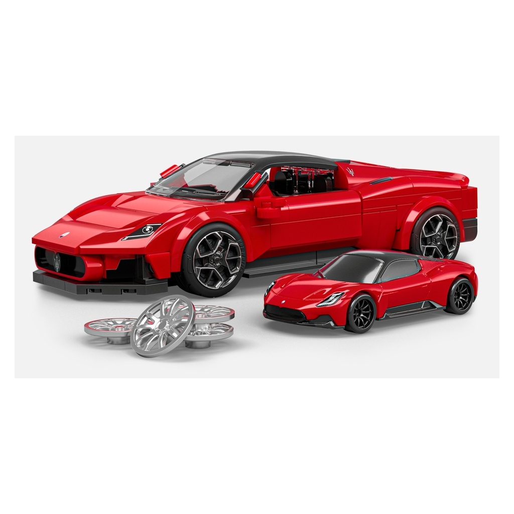[249957] Mattel Brick Shop Hot Wheels Maserati MC20 – maquette à construire 1/32 (250 pièces)