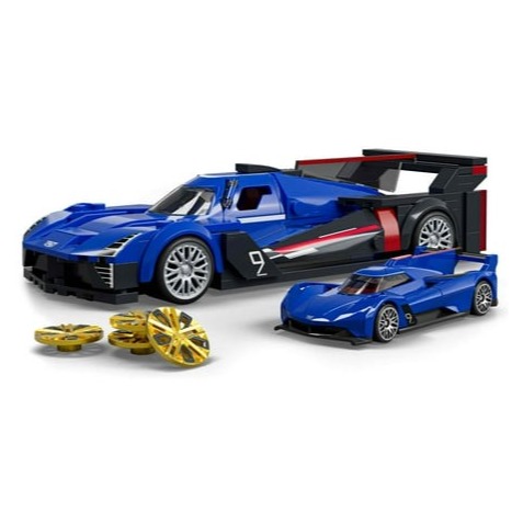 [249946] Mattel Brick Shop Hot Wheels Cadillac Project GTP Hypercar – maquette à construire 1/32 (236 pièces)