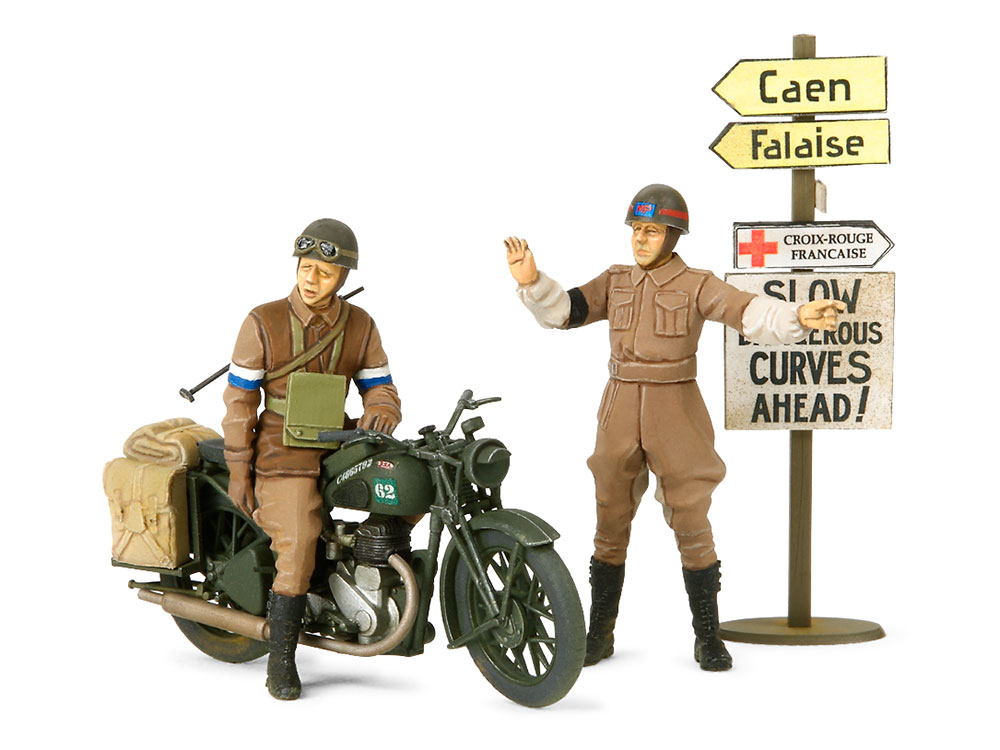 [35316] Tamiya 1/35 moto BSA M20 et police militaire britannique WWII – maquette