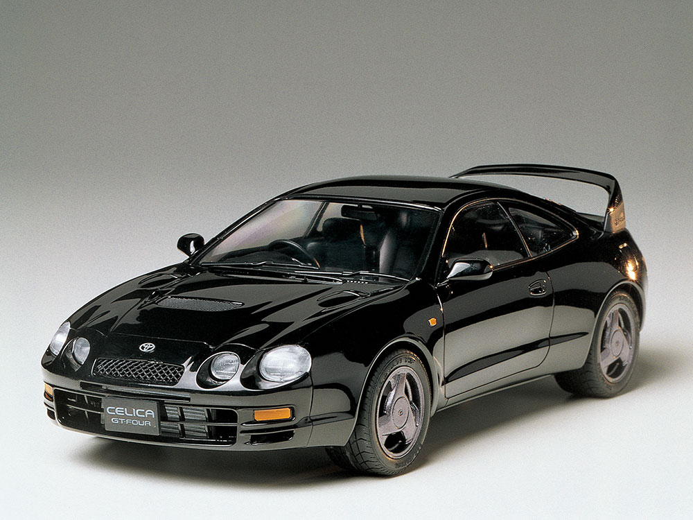 [24133] TAMIYA Toyota Vehicle 24133 1:24 Celica GT-Four-Faithful Replica Making Plastic Crafts Hobby Gluing Model Kit Assembly Unpainted Black Mitte