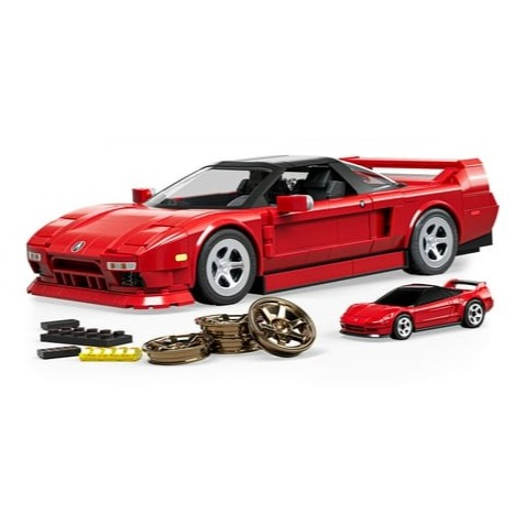 Mattel Brick Shop Hot Wheels '90 Acura NSX – maquette à construire (876 pièces)