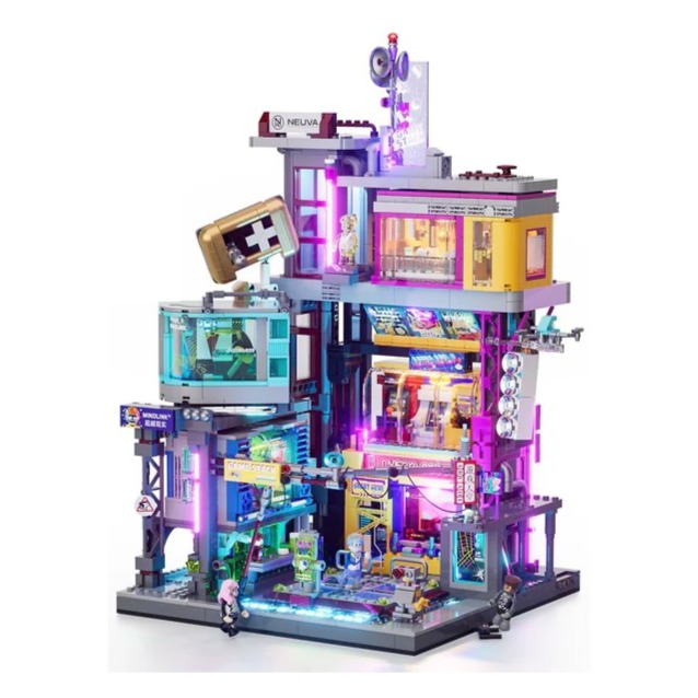 Lumibricks Cyberpunk Neoncity 17005 – Game Stack (salle d'arcade)