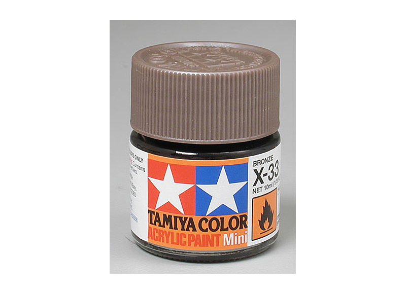 Tamiya X-33 Bronze brillant – peinture acrylique 10 ml
