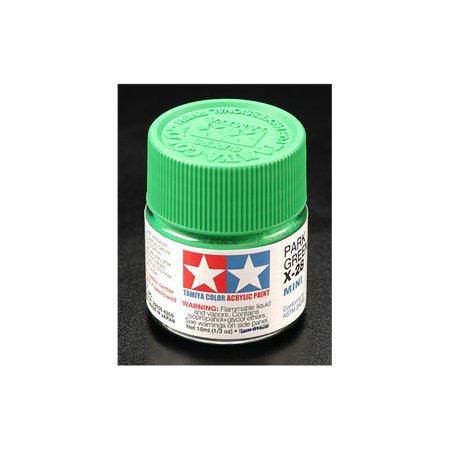 Tamiya X-28 Vert parc brillant – peinture acrylique 10 ml