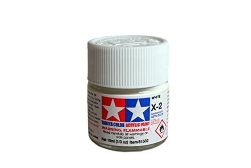 Tamiya X-2 Blanc brillant – peinture acrylique 10 ml