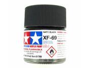 Tamiya XF-69 Noir OTAN mat – peinture acrylique 10 ml