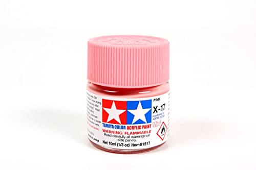 Tamiya X-17 Rose brillant – peinture acrylique 10 ml