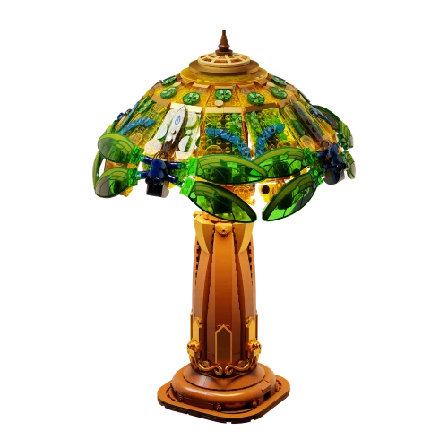 Pantasy 85042 – Lampe de table en vitrail (1067 pièces)