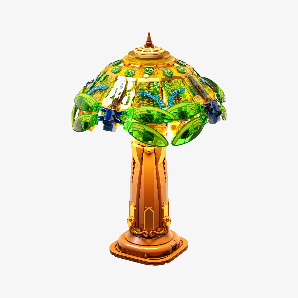 [85042] Pantasy 85042 – Lampe de table en vitrail (1067 pièces)