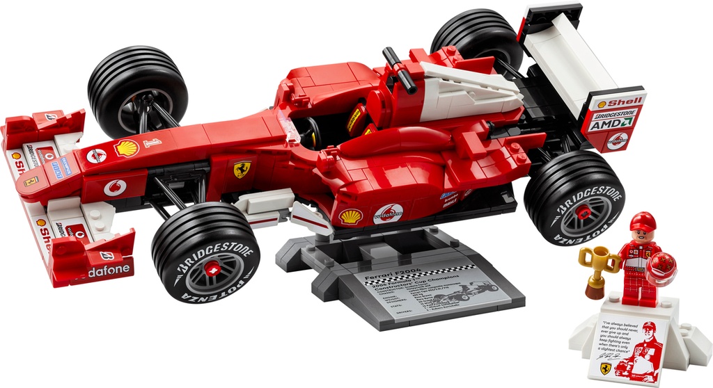 [11375] LEGO Icons 11375 – Ferrari F2004 et Michael Schumacher
