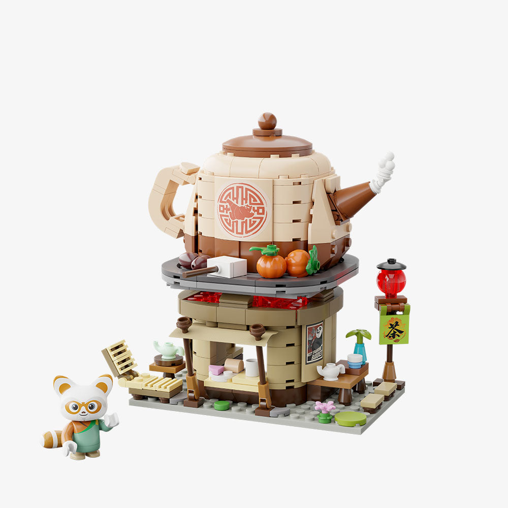 [IPTY86507] Pantasy Kung Fu Panda 86507 – La maison de thé de Shifu (15 cm)
