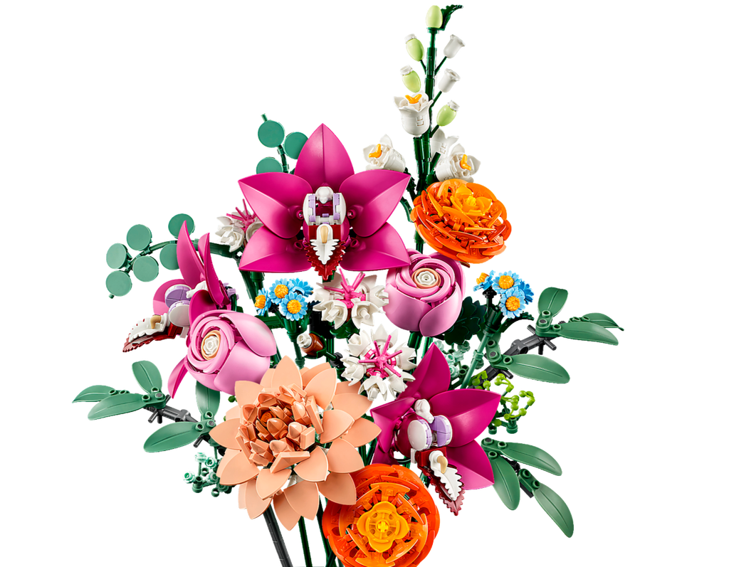 LEGO Botanicals 10342 – Le joli bouquet de fleurs roses