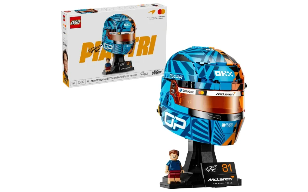 LEGO Editions 43017 – McLaren Mastercard F1 Team – Casque d'Oscar Piastri