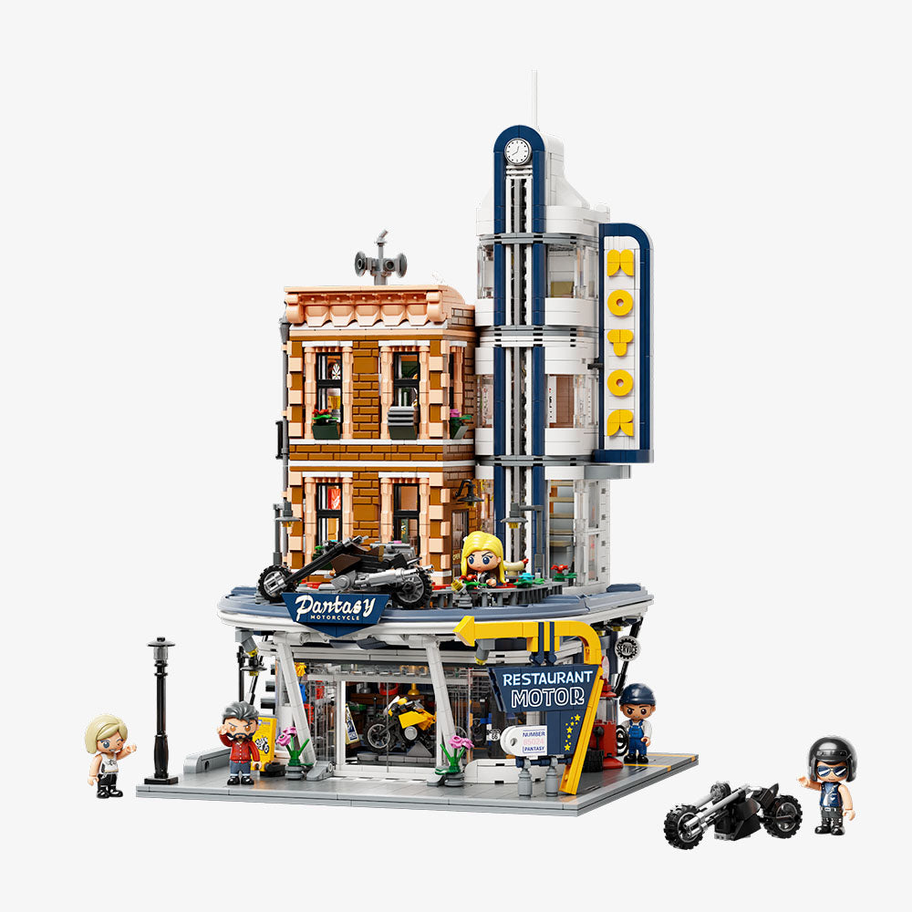 [85024] Pantasy 85024 – Restaurant pour motards (2989 pièces)