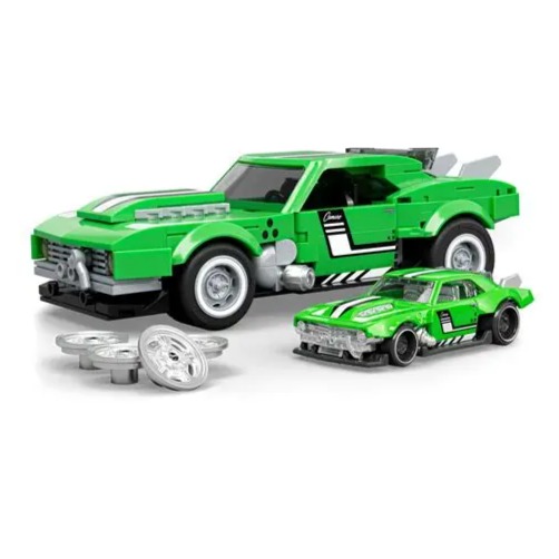 [JFT16] Mattel Brick Shop Hot Wheels Custom '68 Camaro – maquette à construire