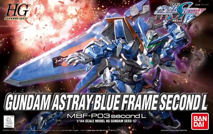 [BANMK55601] Gundam Gunpla HG 1/144 57 Gundam Astray Blue Frame Second L – maquette à monter