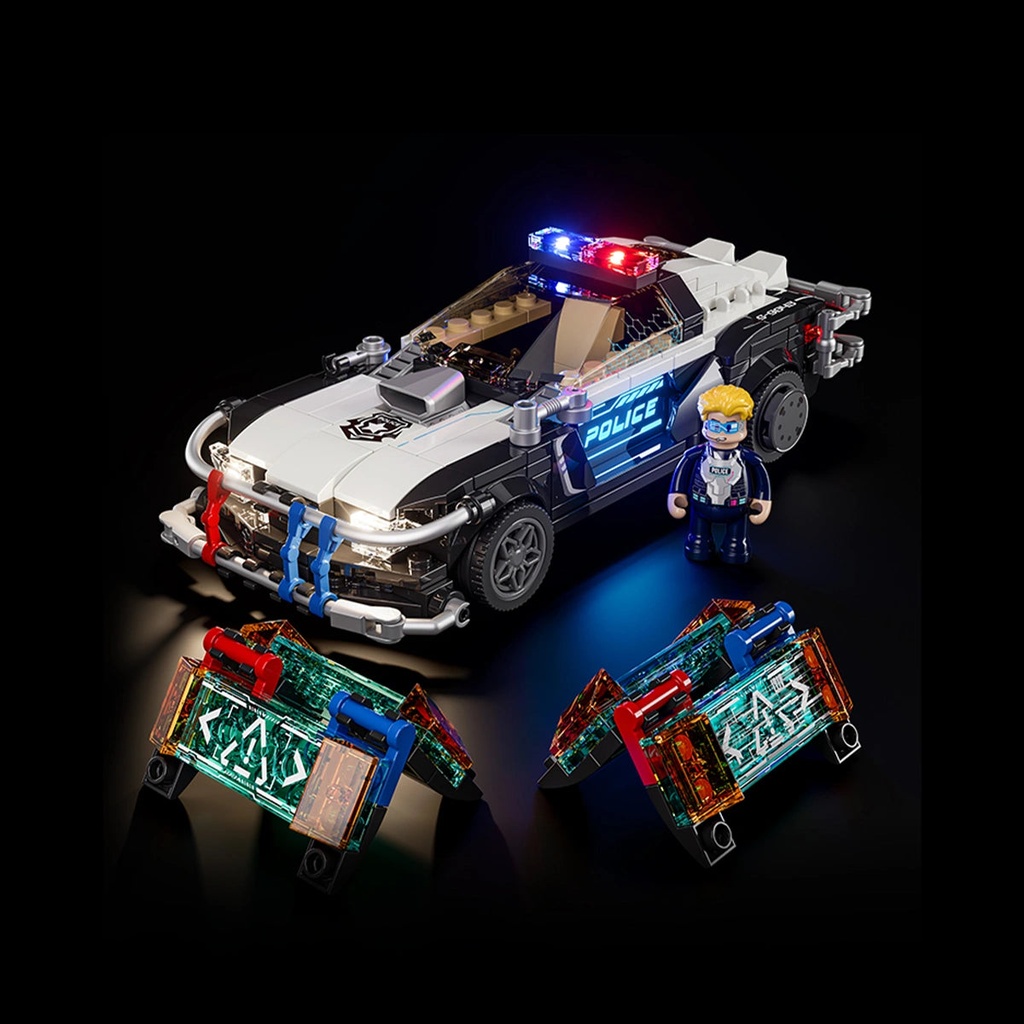 Lumibricks Cyberpunk Neoncity 17002 Police Patrol Car