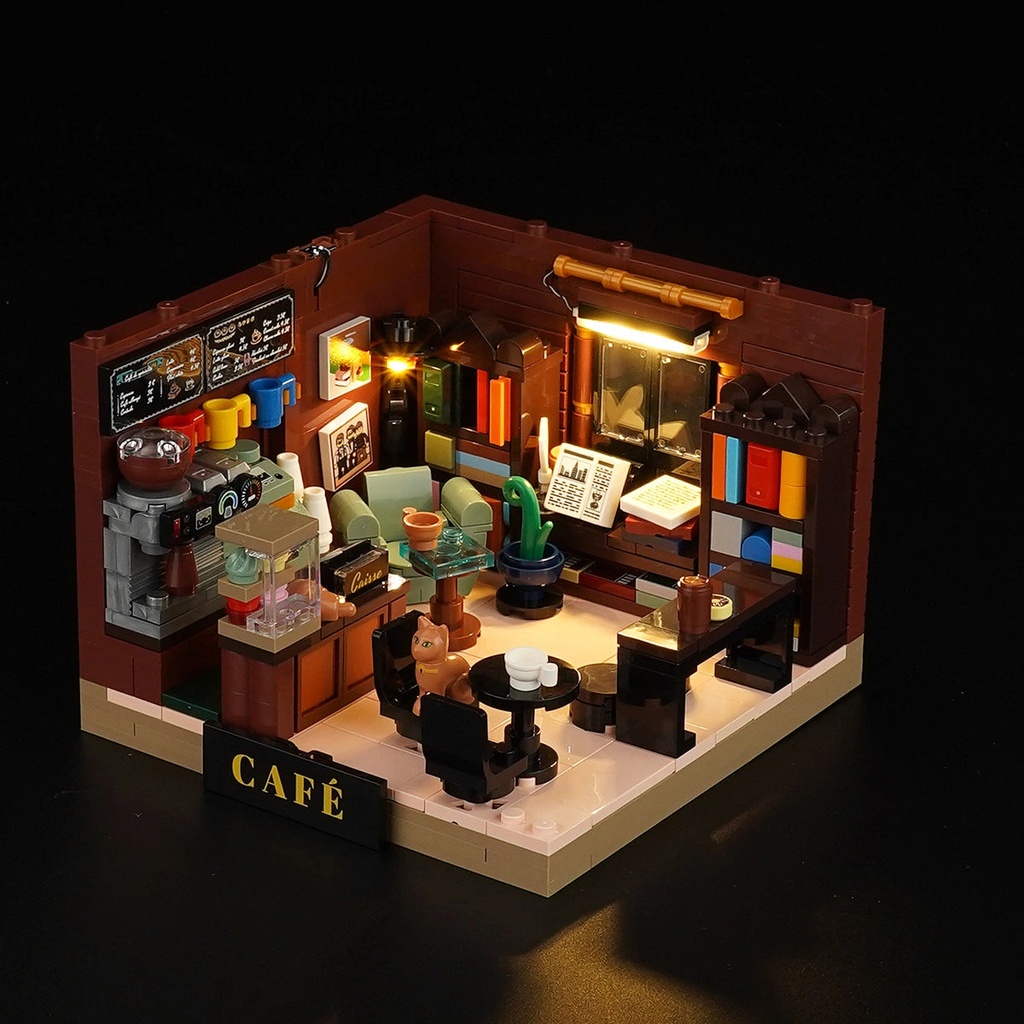 Lumibricks Town Life 15018 Book-Cafe Box
