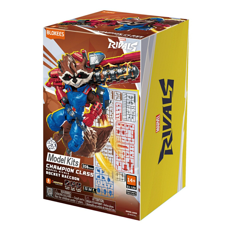 [BLK81120] Blokees Marvel Rivals Champion Class 08 Rocket Raccoon – maquette à monter