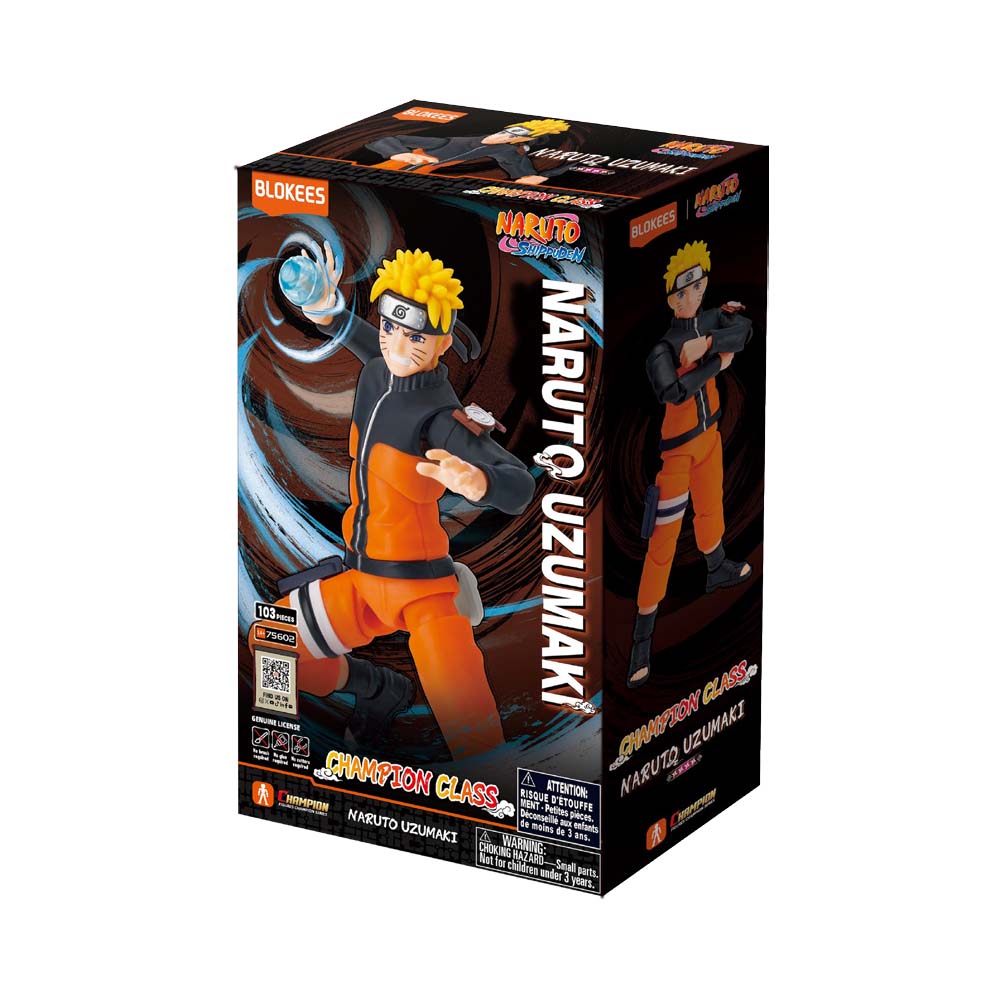 [BLK75602] Figurine à monter Blokees Naruto Uzumaki – Naruto Shippuden Champion Class 02