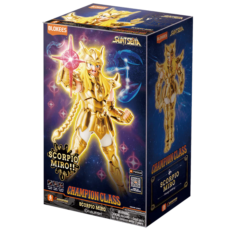 [BLK75004] Figurine à assembler Blokees Saint Seiya Champion Class – Scorpio Milo