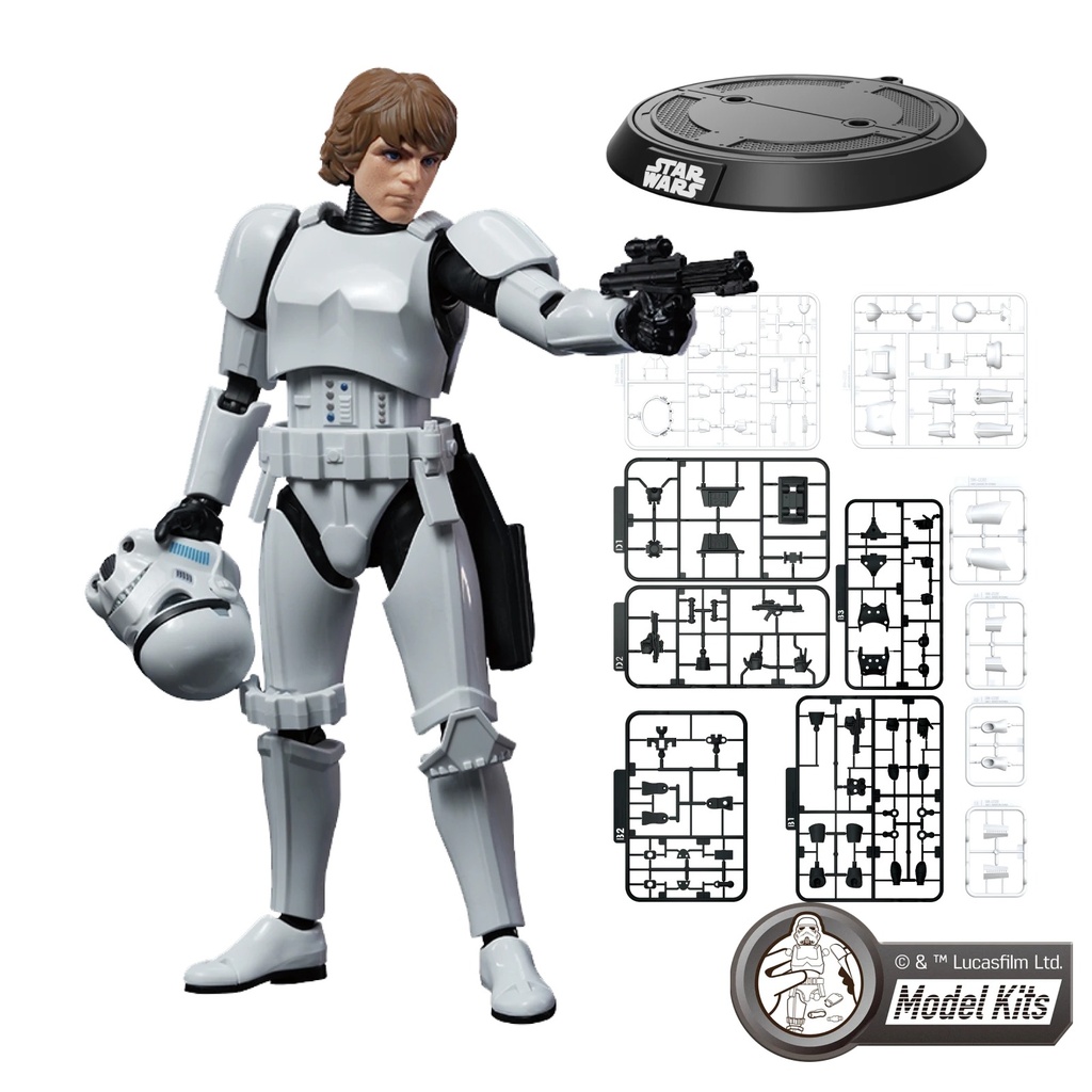 [BLK75804] Figurine à assembler Blokees Star Wars Champion Class – Luke Skywalker (déguisement de Stormtrooper)