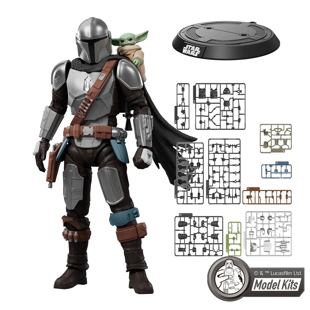 [BLK75805] Star Wars Blokees Mandalorian Champion Class 05 Din Djarin And Grogu