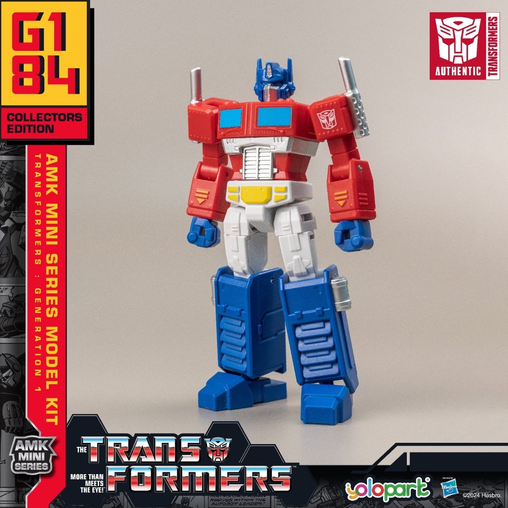 Yolopark AMK Mini Transformers G1 Optimus Prime – maquette à monter 12 cm