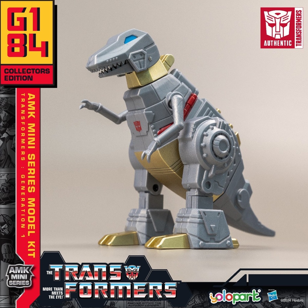 [YPAMKG1GL] Yolopark AMK Mini Transformers G1 Grimlock – maquette à monter 10 cm