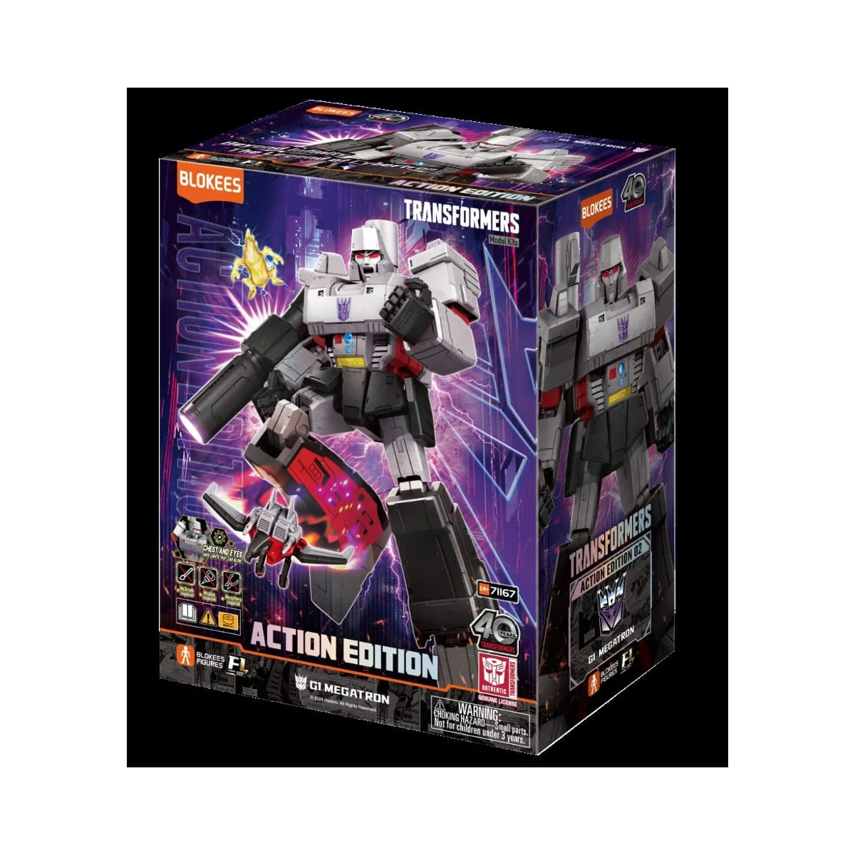Figurine à monter Blokees Megatron G1 – Transformers Action Edition 02