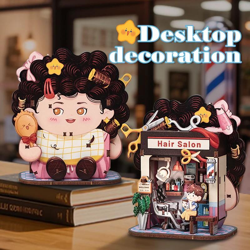 [255512] Mini maison Cutebee Talebox Corner Salon de coiffure, 53 pièces (255512)