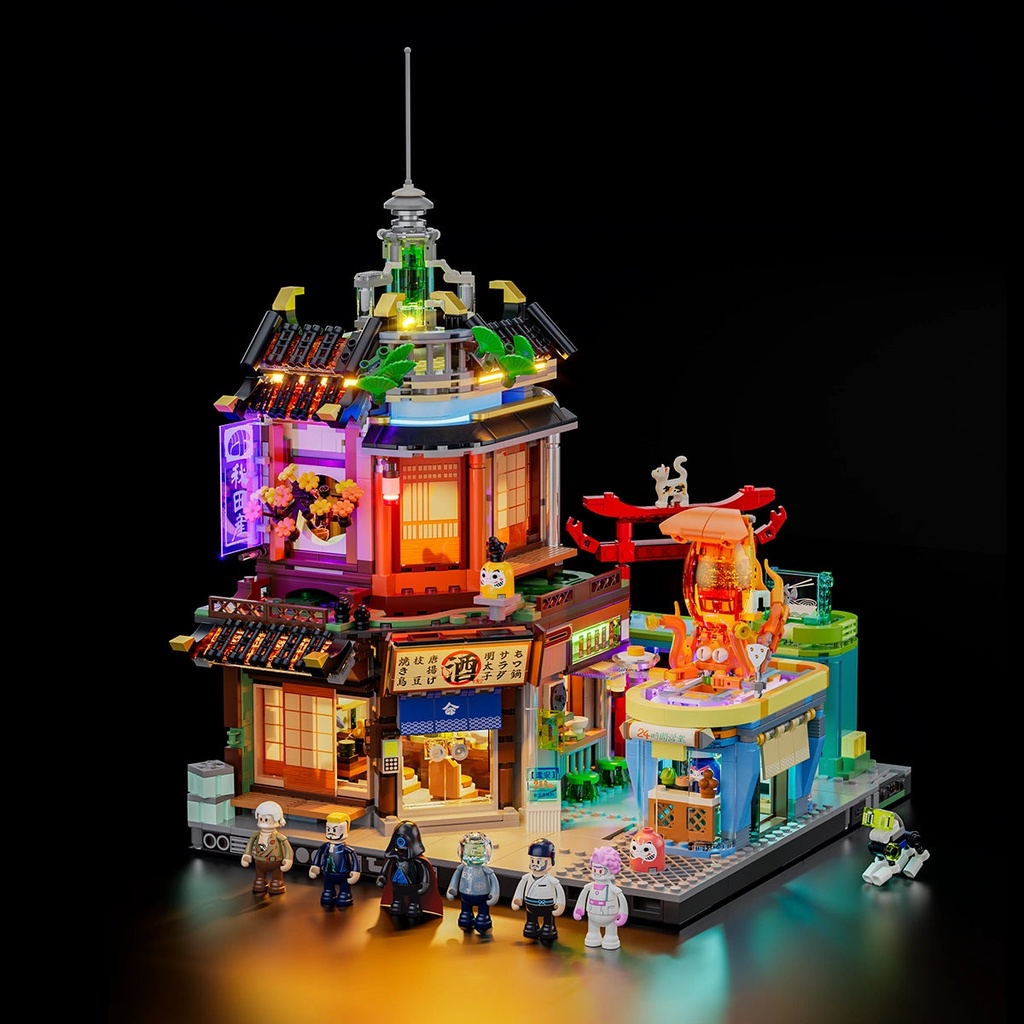 Lumibricks Cyberpunk Neoncity 17004 Japanese Izakaya
