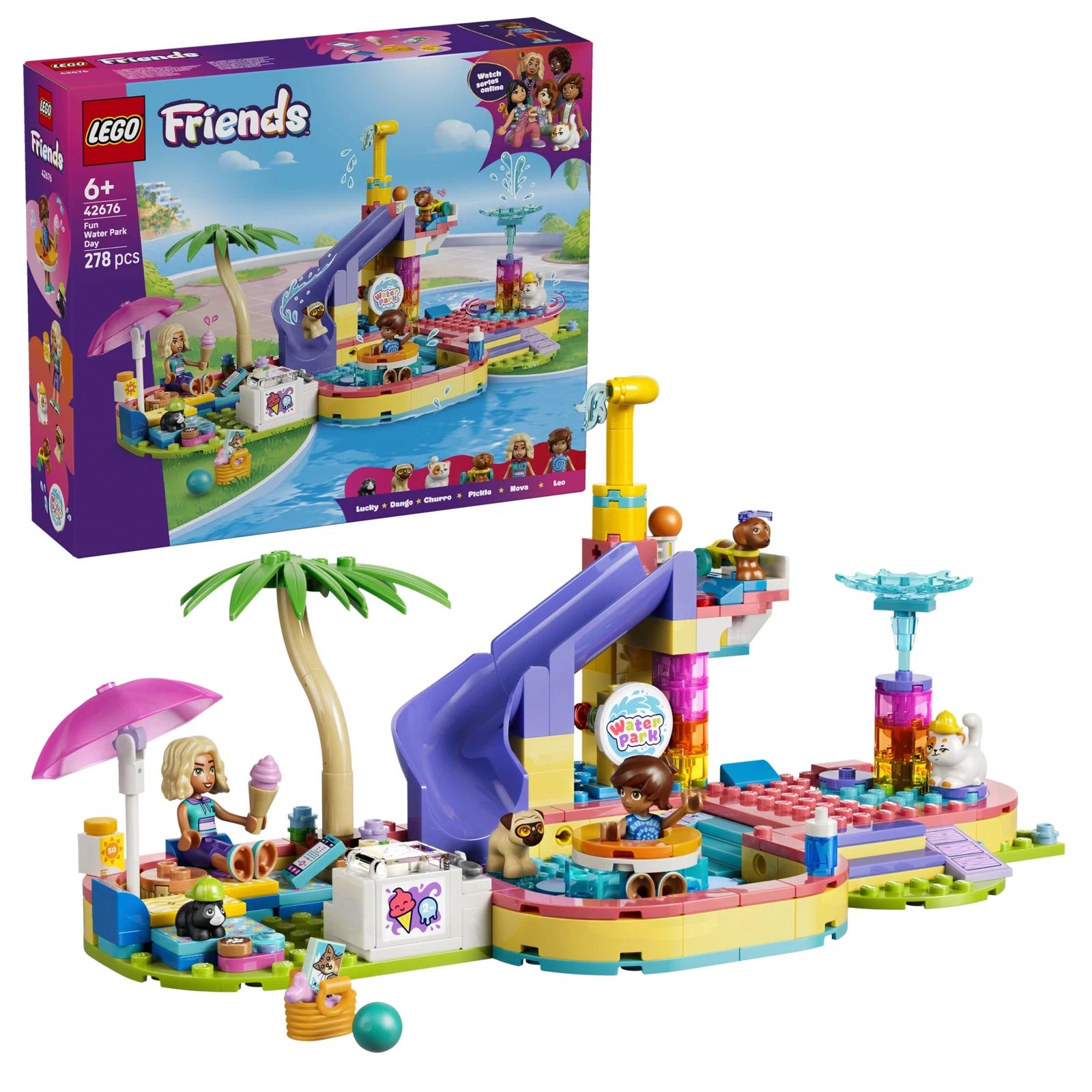 LEGO Friends – Une fabuleuse journée au parc aquatique (42676)