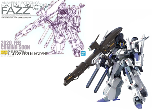 Gundam Gunpla MG 1/100 FAZZ Ver.Ka FA-010 – maquette à monter
