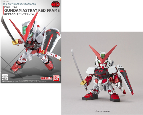 Gundam Gunpla SD Ex-Standard Gundam Astray Red Frame – maquette à monter