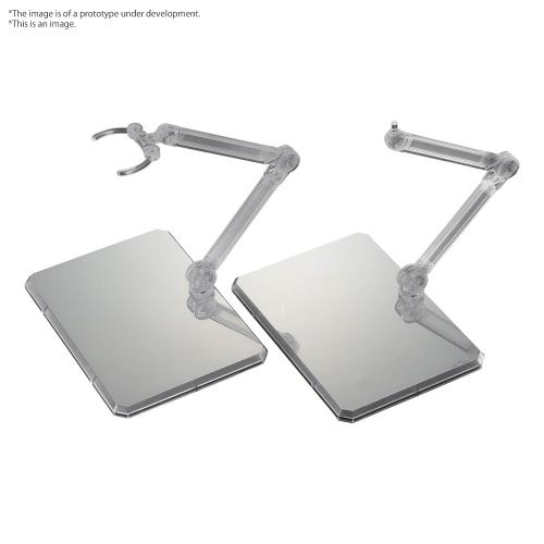 Gundam Action Base 7 Clear – socle avec stickers miroir
