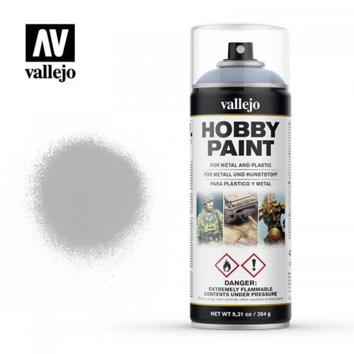 Vallejo bombe apprêt acrylique 400 ml – gris mat